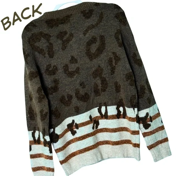 Mystree Women’s Sweater Size M, NWT, Boho Chic Knit Pullover - Picture 2 of 6